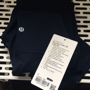LULULEMON navy blue Wunder Under HR TIGHT 25 “ SIZE 2 New With Tags